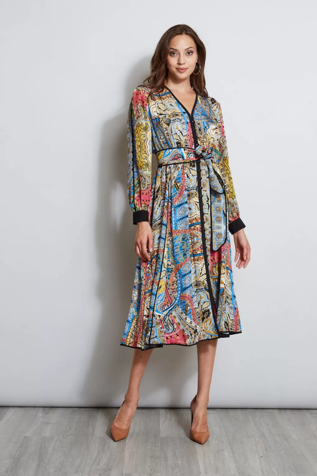 Online Elie Tahari Print Dress CALYPSO