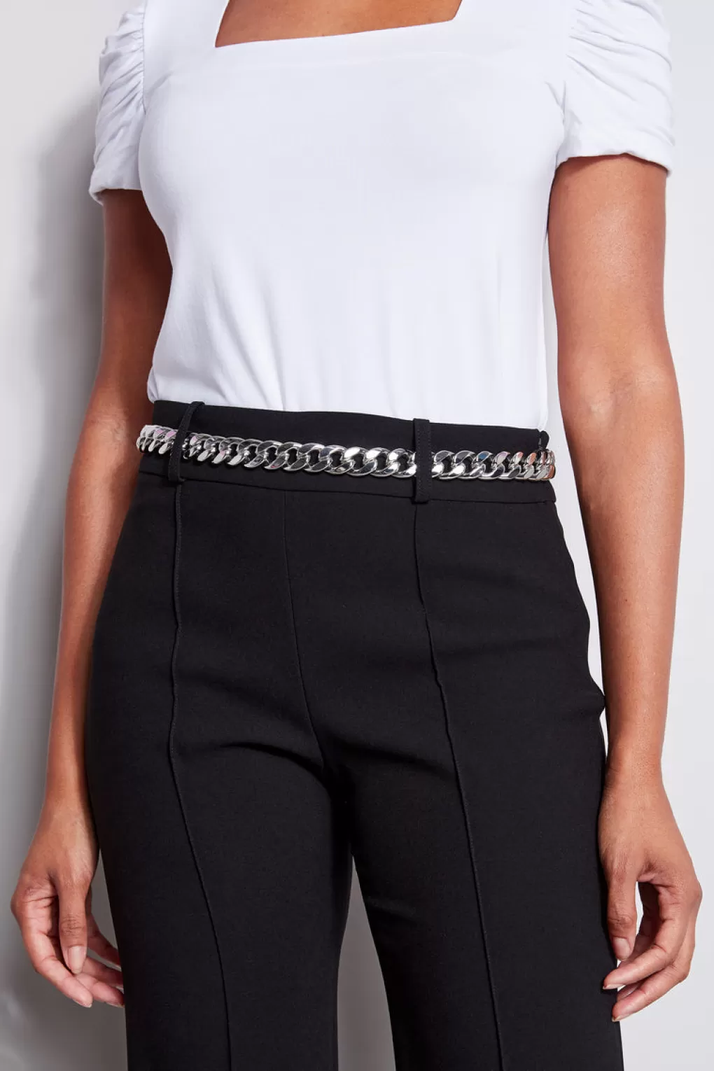 Best Sale Elie Tahari Chain Belt BLACK