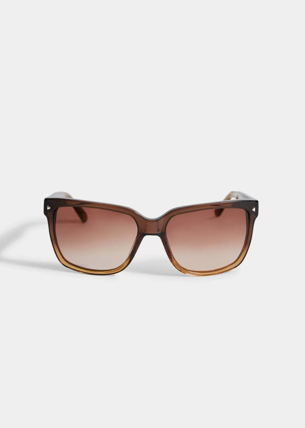 Best Elie Tahari Classic Rectangle Sunglasses BROWN