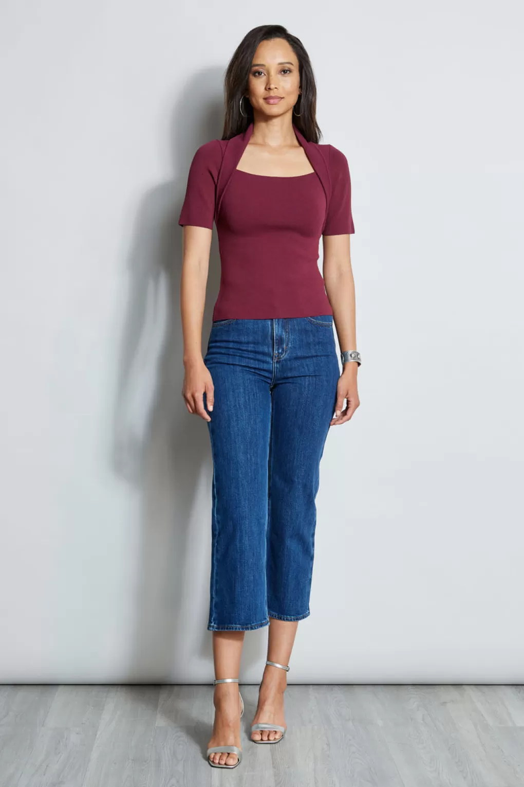 Cheap Elie Tahari Contour Sweater CRANBERRY