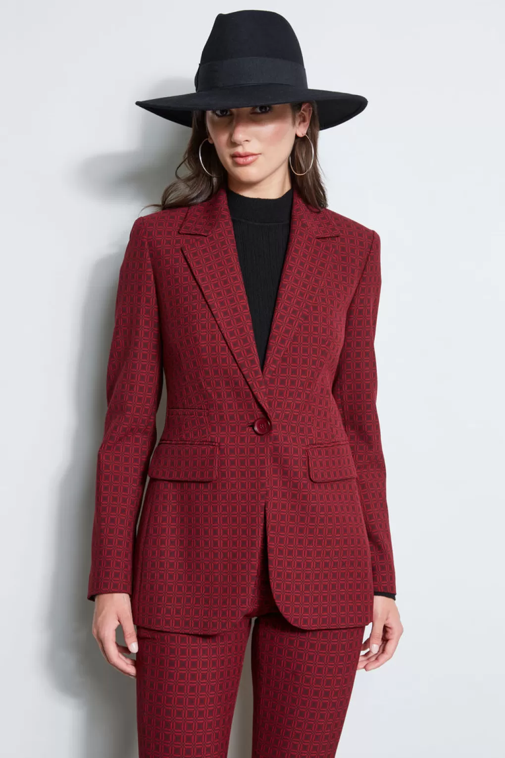 Cheap Elie Tahari Deco Jaquard Blazer MULTI