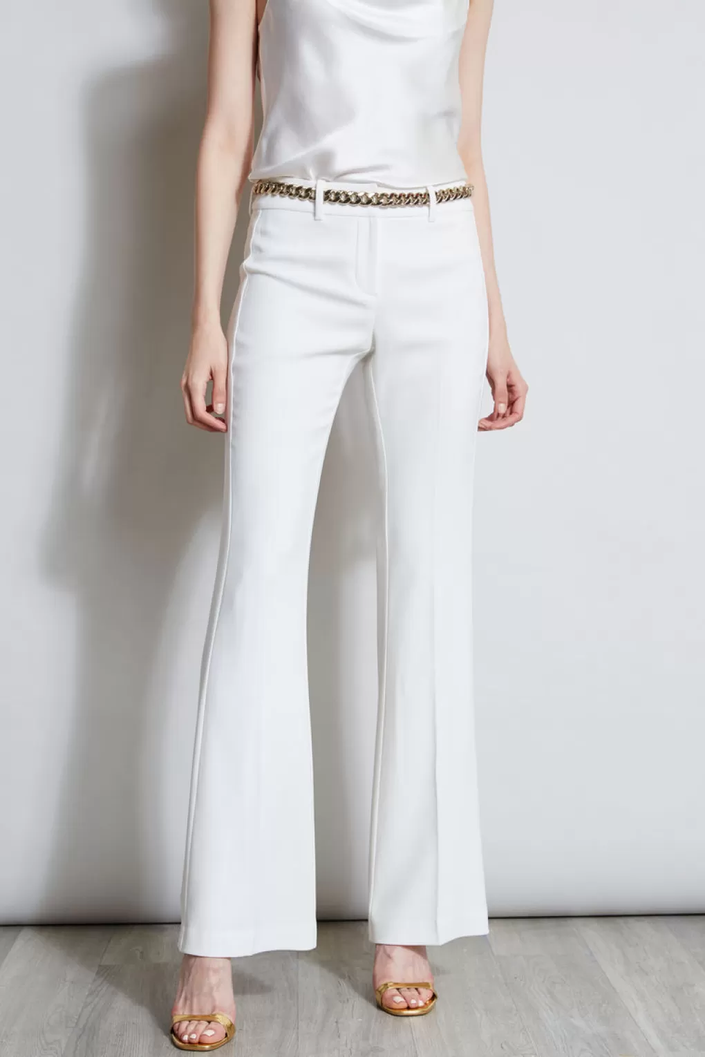 Sale Elie Tahari Fit & Flare Pant FOAM