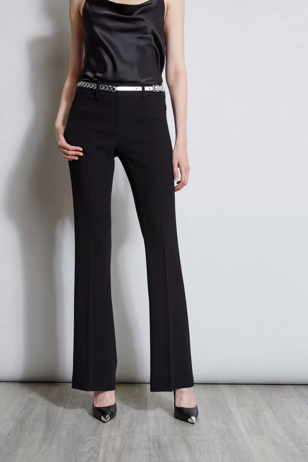 Cheap Elie Tahari Fit & Flare Pant BLACK