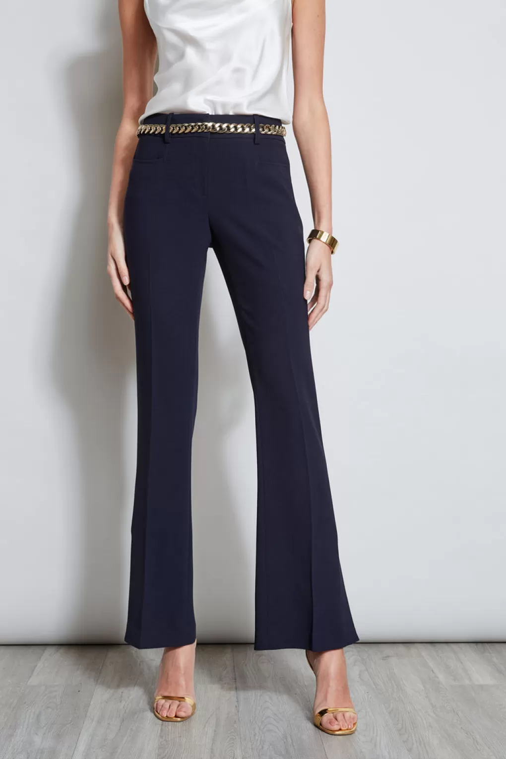 Cheap Elie Tahari Fit & Flare Slit Pant STARGAZER