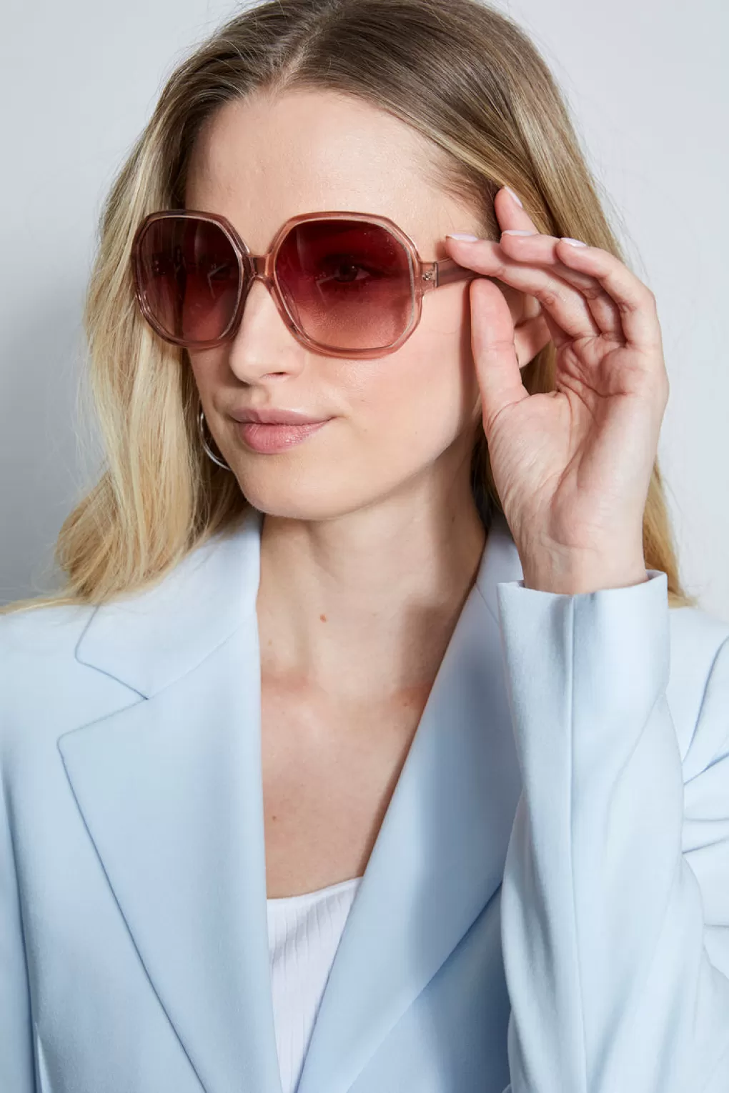 Hot Elie Tahari Oversized Sunglasses PINK