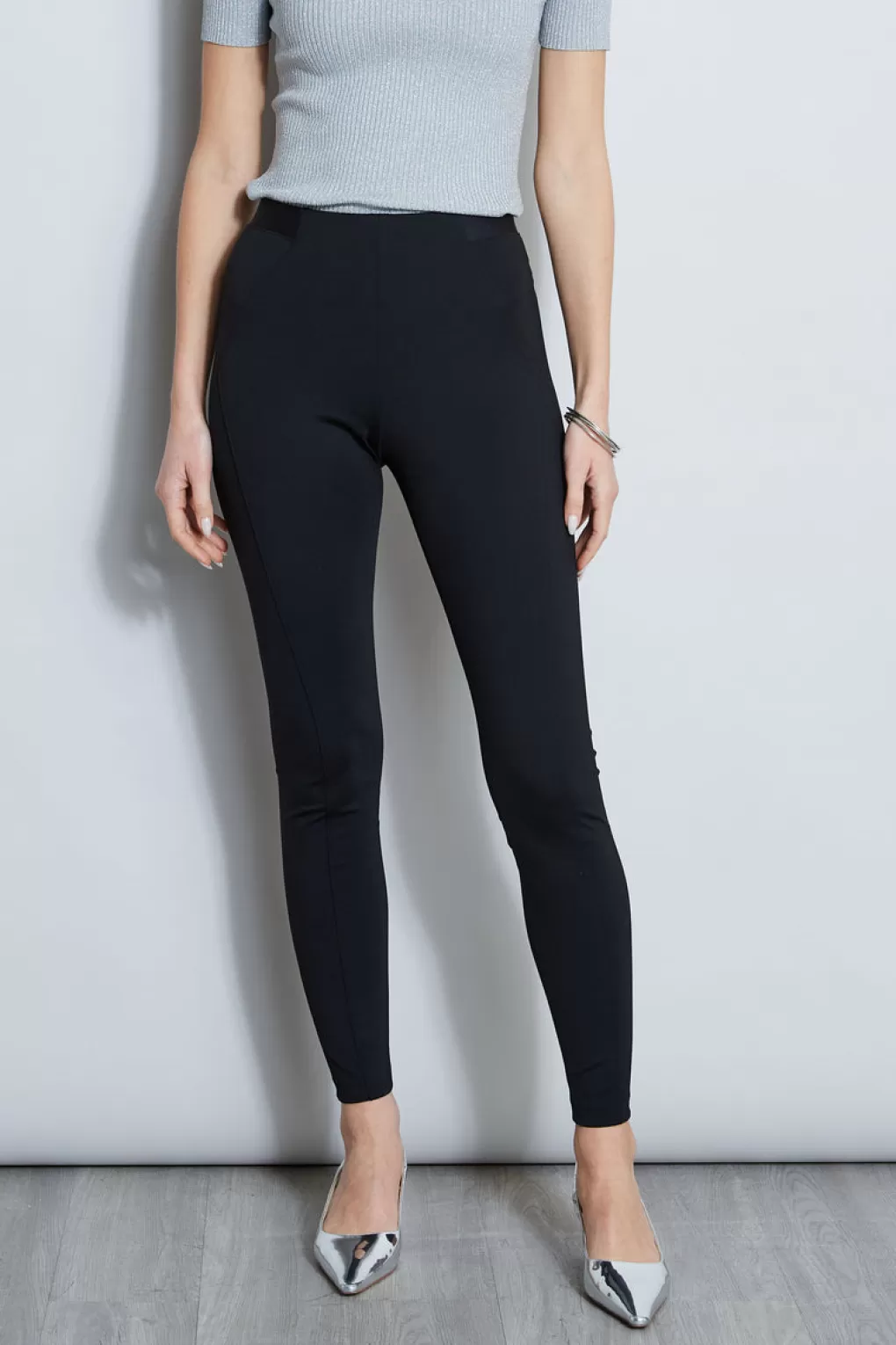 New Elie Tahari Ponte Legging BLACK