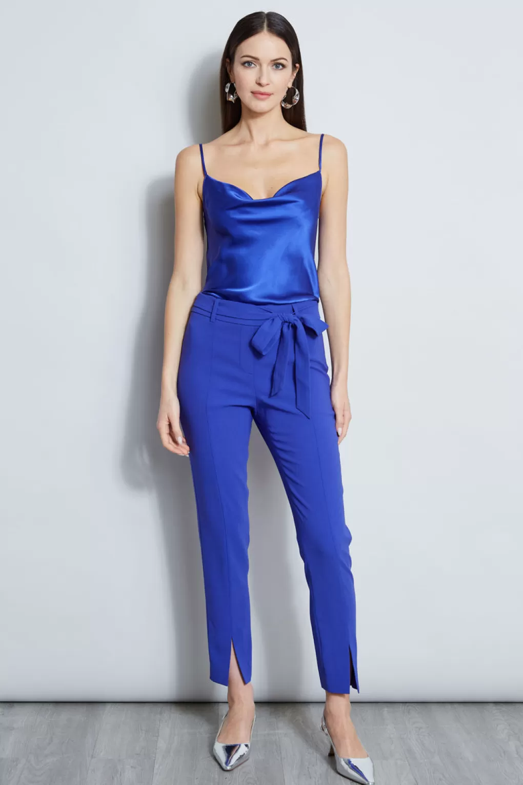 Best Sale Elie Tahari Silk Satin Cami LAPIS