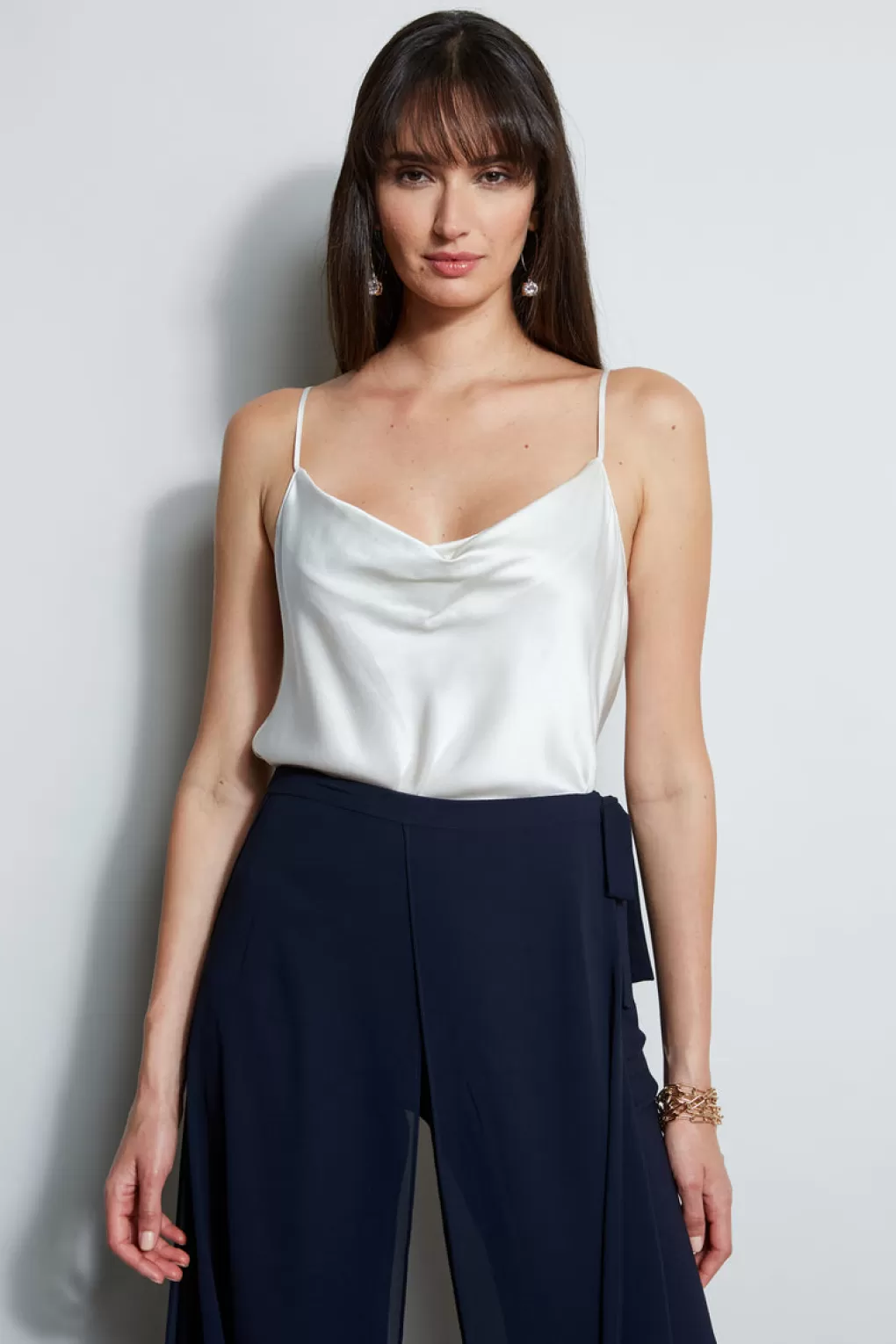 Best Elie Tahari Silk Satin Cami FRESH PEARL