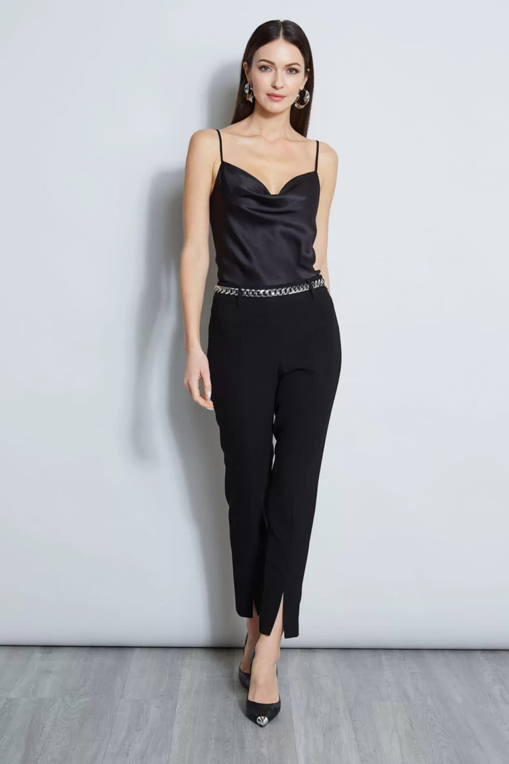 Flash Sale Elie Tahari Silk Satin Cami BLACK