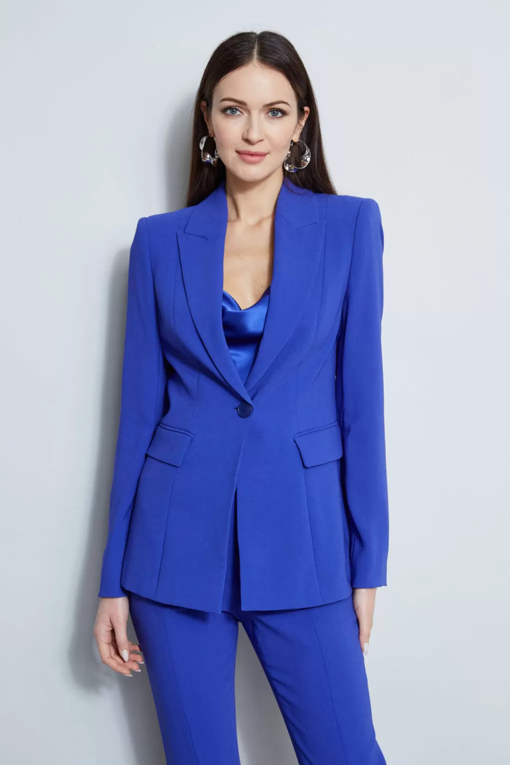 Online Elie Tahari Single Button Blazer LAPIS