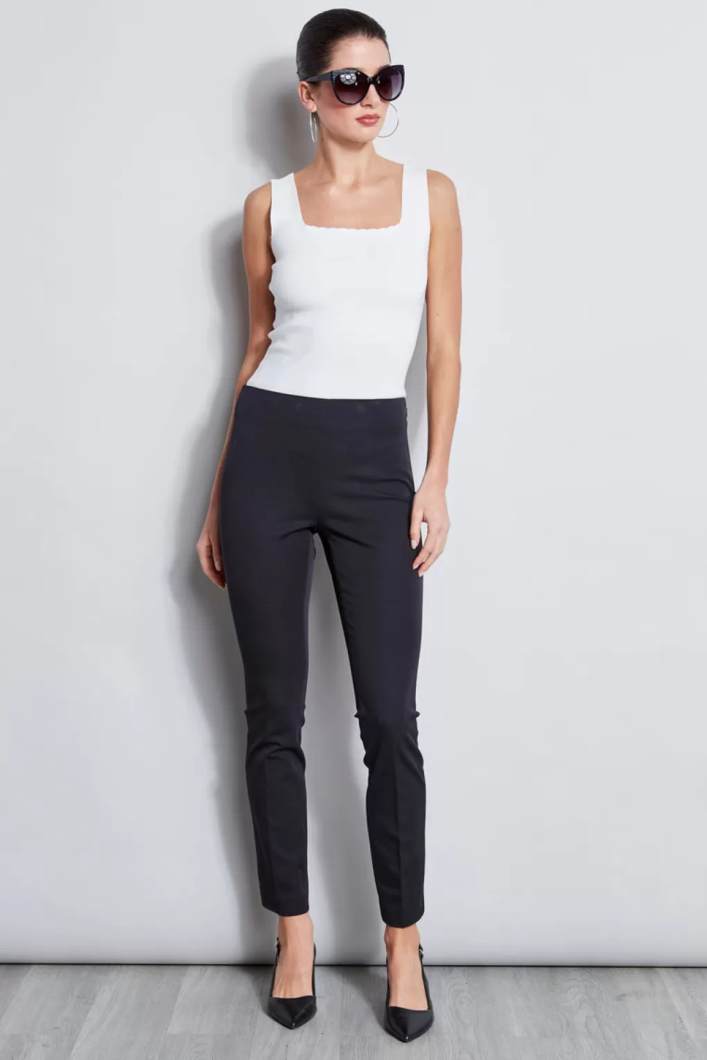 Cheap Elie Tahari Skinny Long Pant BLACK