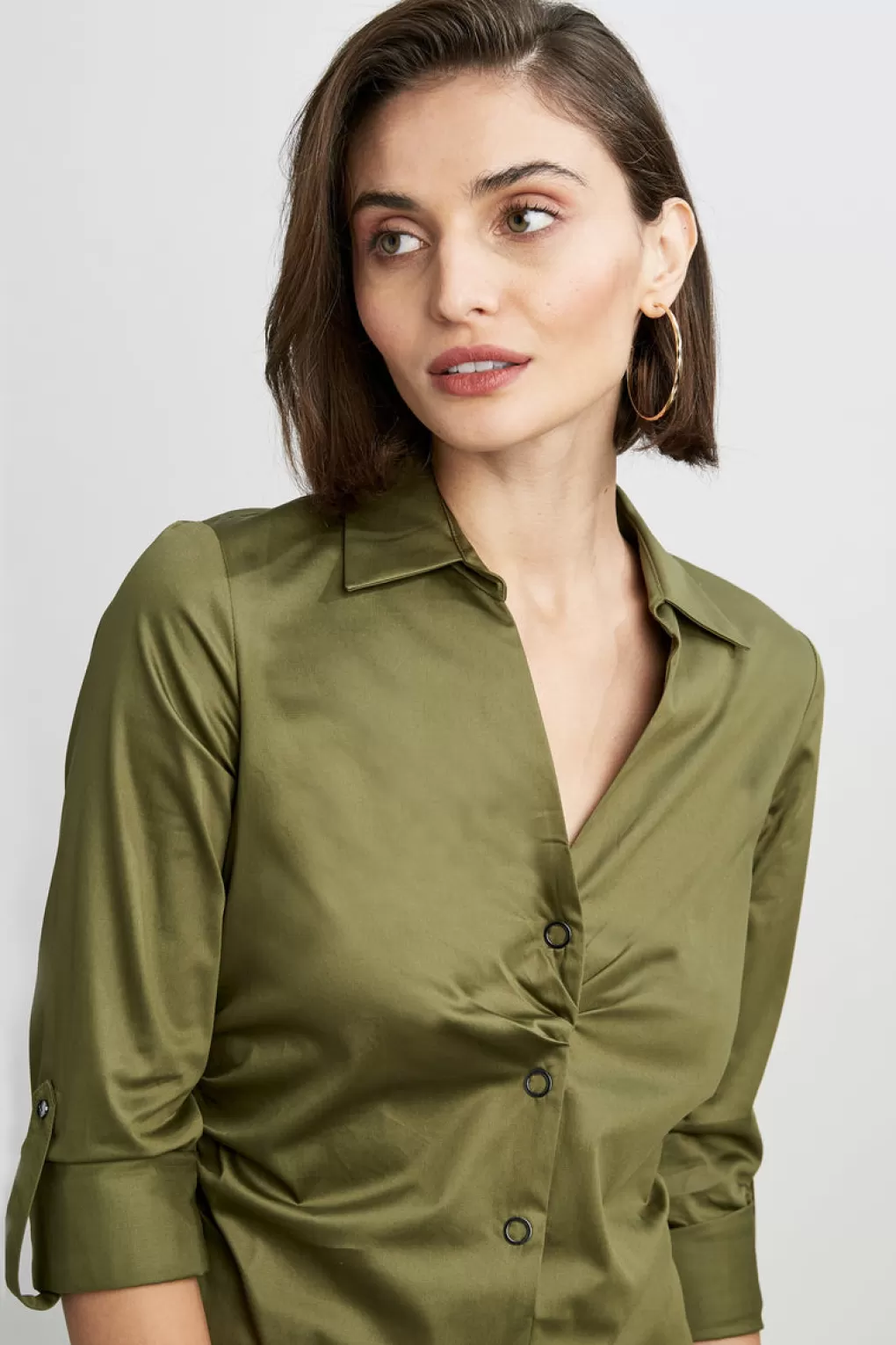 Shop Elie Tahari Skylar Dress Tuscan Olive