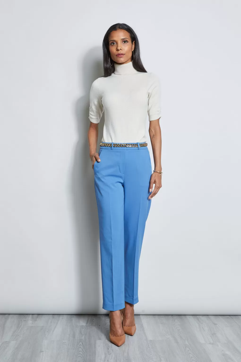 Best Sale Elie Tahari Slim Pant NEPTUNE