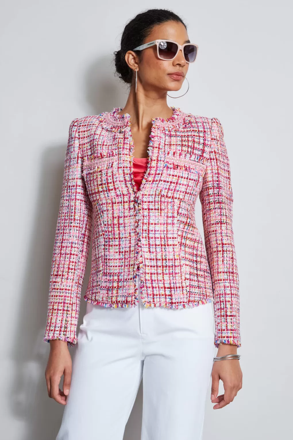 Fashion Elie Tahari Tweed Jacket ALLIE TWEED