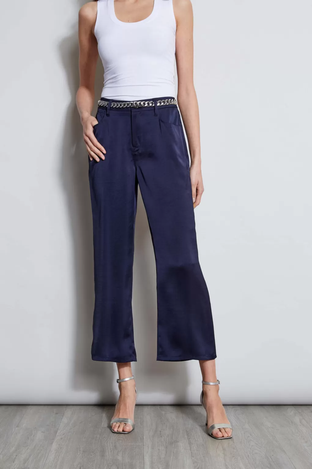 Cheap Elie Tahari Washed Satin Fluid Pant STARGAZER